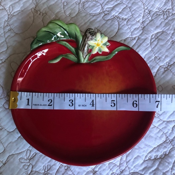 Fitz and Floyd Classics Country Chic Apple Plate OS - Picture 4 of 8